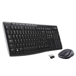 KIT MK270 TASTIERA + MOUSE WIRELESS NERA