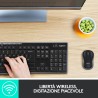 KIT MK270 TASTIERA + MOUSE WIRELESS NERA