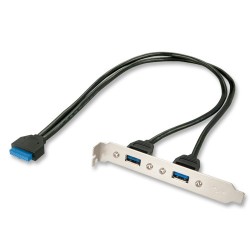CAVO USB CON STAFFA METALLICA USB 3O TIPO A 20 POLI ICD 33096
